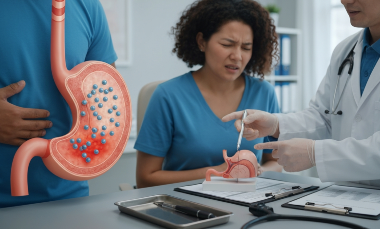 أعراض جرثومة المعدة: دليل شامل للتشخيص والعلاج أعراض جرثومة المعدة: دليل شامل للتشخيص والعلاج