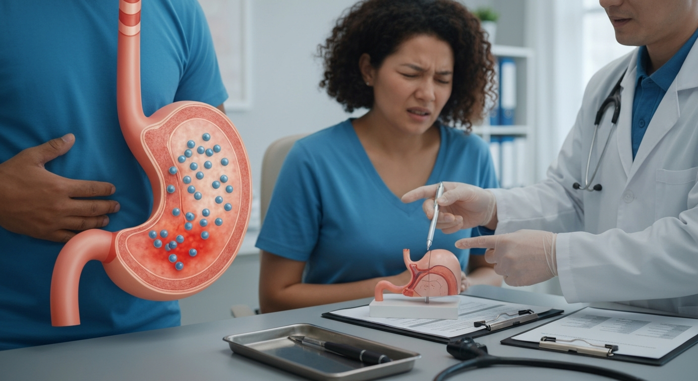 أعراض جرثومة المعدة: دليل شامل للتشخيص والعلاج